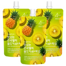 sugarlolo 蒟蒻果凍飲 奇異果鳳梨口味, 150g, 3個