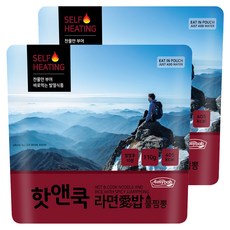 Easy bab Hot&Cook 拉麵配飯 火辣海鮮湯麵, 2個, 110g