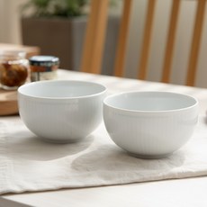 CESKY PORCELAN 布拉格白飯碗, 單一顏色, 2個