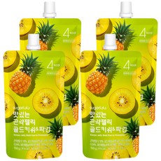 sugarlolo 蒟蒻果凍飲 奇異果鳳梨口味, 150g, 4個