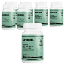 라이프토콜 메가 칼륨 포타슘 1500mg, 120정, 7개