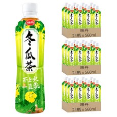 味丹 心茶道冬瓜茶, 560ml, 72瓶