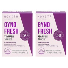 gyno-fresh 女性私密護理益生菌膠囊, 30顆, 5.2g, 2盒