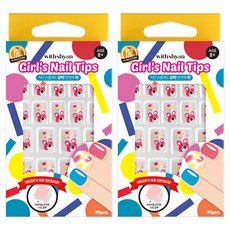 withshyan 女童美甲片, 09 媽媽熊, 2個