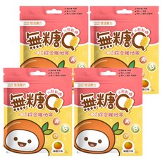 悠活原力 無糖Q小熊軟糖 綜合維他命, 10顆, 2.5g, 4包