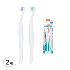 Combi 康貝 Teteo 幼兒收尾用牙刷 2入, 白色, 2個