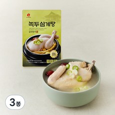 마니커에프앤지 녹두삼계탕, 1kg, 3봉