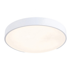 LED 遙控調光臥室吸頂燈 52W 北歐簡約白 V2896FC52N 50 x 5cm, 白色