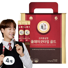 풍년보감 6년근 고려홍삼정 올데이굿타임 골드, 1kg, 4개