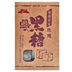 TM 優選宣言 玫瑰黑糖 道循古法熬製 濃郁甘甜好滋味, 225g, 1盒