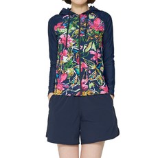 ILIKAI 女性Flowerholic連帽防磨衣 + 長褲套裝