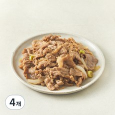 고급진 기사식당 돼지불백, 4개, 600g