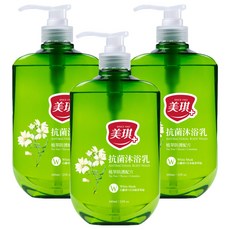 美琪抗菌沐浴乳 白麝香 添加日本綠茶萃取, 680ml, 3件
