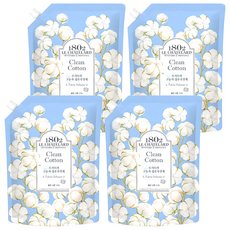 1802 LE CHATELARD 高濃縮纖維柔軟精 清新棉花 補充包, 1.5L, 4個