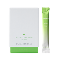 Jambaekee Green Clean Shot 高麗菜汁 30入, 1個, 390g