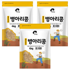 엉클탁 캐나다산 병아리콩, 4kg, 3개