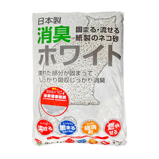 FUJIURA 藤浦 環保紙砂 泌尿健康檢視, 可沖馬桶 日本獸醫師推薦, 無香, 14L, 1包