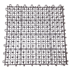 PMU 必美優 浴室組合墊 100%特殊配方P.E聚乙烯, 30 x 30 x 1.2cm, 灰色, 1組