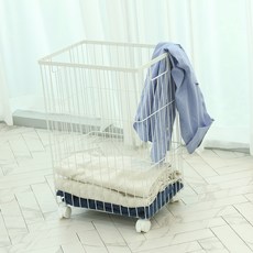 메탈빨래바구니, 화이트