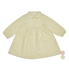 Minkmui 女童娃娃領襯衫連身裙