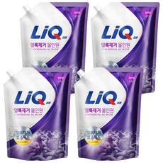 리큐 얼룩제거 올인원 일반용 액상세제 리필, 2.1L, 4개