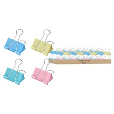 Peace Korea 圓筒長尾夾, 1套, 1個裝, 迷你