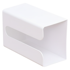 黏貼式紙巾架 無蓋款, 象牙白, 3個