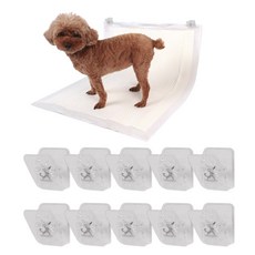 딩동펫 강아지 소프트 배변패드 고정 집게, 투명, 1개입, 10개