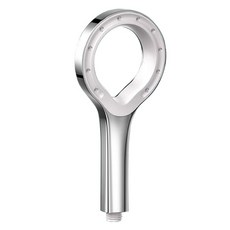 제이라이프 부스트 링타입 샤워 헤드 + 호스 + 홀더 세트, 1개, 실버