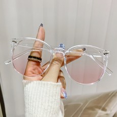 맵시 빛차단 동글이 원형 투톤 틴트 선글라스