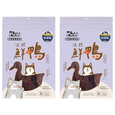Best Pet Food 貝斯寵物食品 肉乾 4個月以上犬貓用, 鮮鴨鴨里肌, 60g, 2包