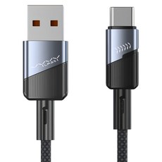 VYVYLABS 精良系列 Type-C 快充數據線 (3A) 適用iPhone 15 鋁合金+尼龍編織, 1m, 深灰色, 1條