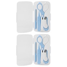 孩童指甲剪 4件組, 2組, 藍色