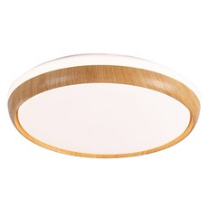 Honey Comb 北歐風LED40W臥室吸頂燈 40 x 6cm 簡約時尚 節能省電, 木紋色