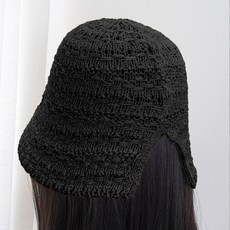 페이퍼먼츠 내추럴 벙거지 심플 니팅 선캡 10301
