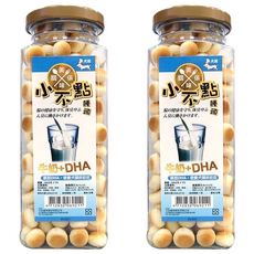 WishBone 美味關係 犬用 小不點饅頭 160g 狗狗零食 寵物點心, 牛奶 + DHA, 2罐