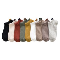 WODEMI 腳後跟裝飾棉質裸襪 CZW516 9雙