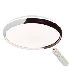 Honey Comb 簡約 LED 54W 遙控調光調色臥室吸頂燈, 黑