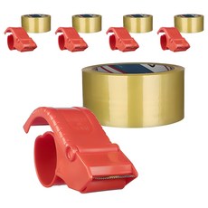 Daebak Tape 透明封箱膠帶 50m + 切割器, 5套