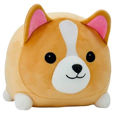 AllBeMine 歐比邁 棉花糖娃娃 3歲以上, 35cm, 柯基 棕色, 1個