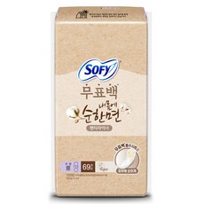 쏘피 내몸에 순한면 내추럴컬러 팬티라이너, 롱, 69개입, 1개