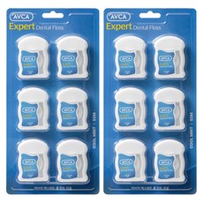 AVCA Expert 酷涼薄荷牙線, 50m, 6入, 2個