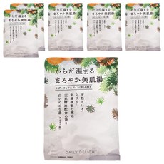 Daily Delight 美肌入浴劑 雪松木&松 50g，含漢藥植物精華，天然粘土，配合天然精油, 6包