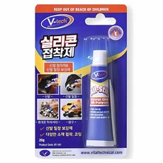 Vtech 실리콘 접착제, 1개 1개
