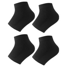 Mitom 後腳跟保濕足貼 黑色, 2套, 23g, 2入