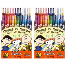 GLOBE CHEMICAL 花生色鉛筆, 24色, 2套