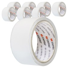 EMPIRE 雙面膠帶 48mm x 10m, 白色半透明, 8入