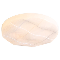 波浪LED 54W遙控調光調色臥室吸頂燈, 寬50公分 高5公分, 金屬烤漆燈體, PUMA透光燈板, V3895C54