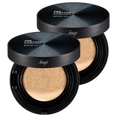 THE FACE SHOP 菲詩小舖 FMGT貼妝持久氣墊粉餅 15g, V201 Apricot Beige, 2個