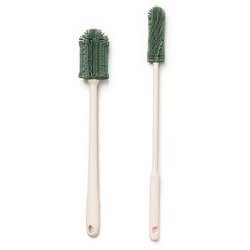 Siligarden 韓國製矽膠瓶刷 2入組, 綠色, 1套